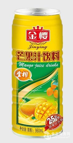 金樱新品上市 960ml生榨芒果汁，源自中山黄圃的天然果味体验